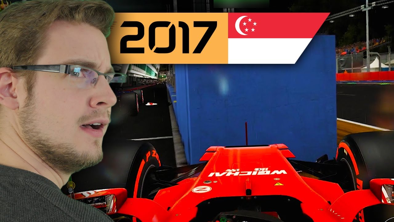 Regen?? | Singapur 2/2 🎮 F1 2017 #34