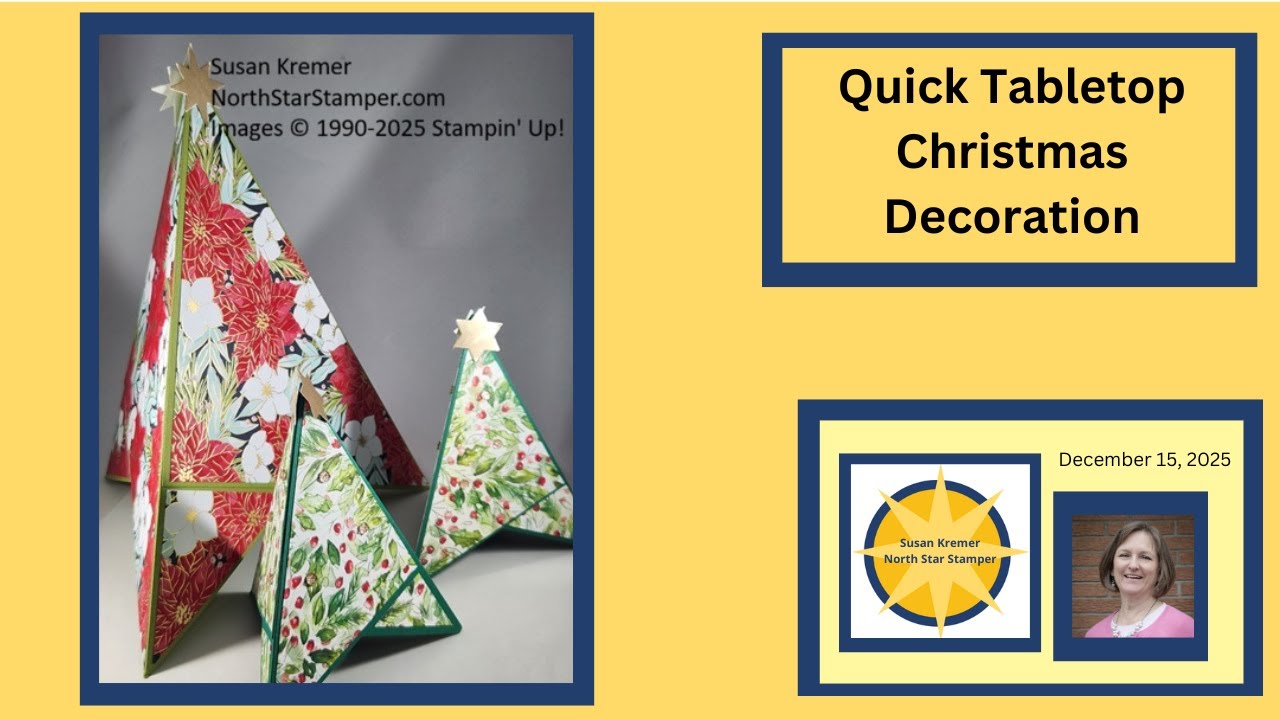 Let's Create a Quick Tabletop Decoration for Christmas