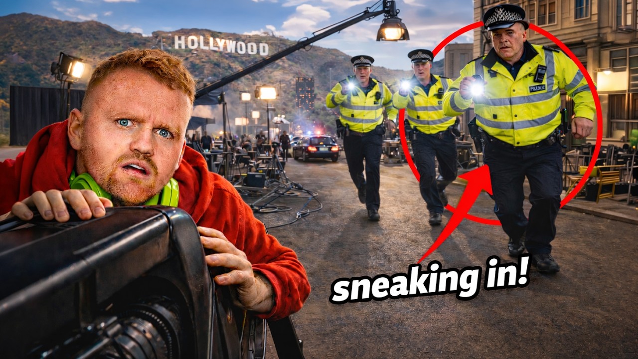 SNEAKING INTO BIG BLOCKBUSTER MOVIE SET!