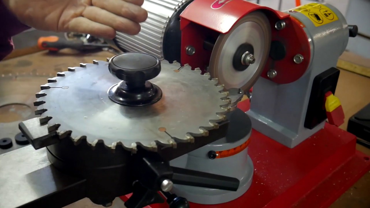 Afilador de discos de sierra manual y discos CNC con adaptador