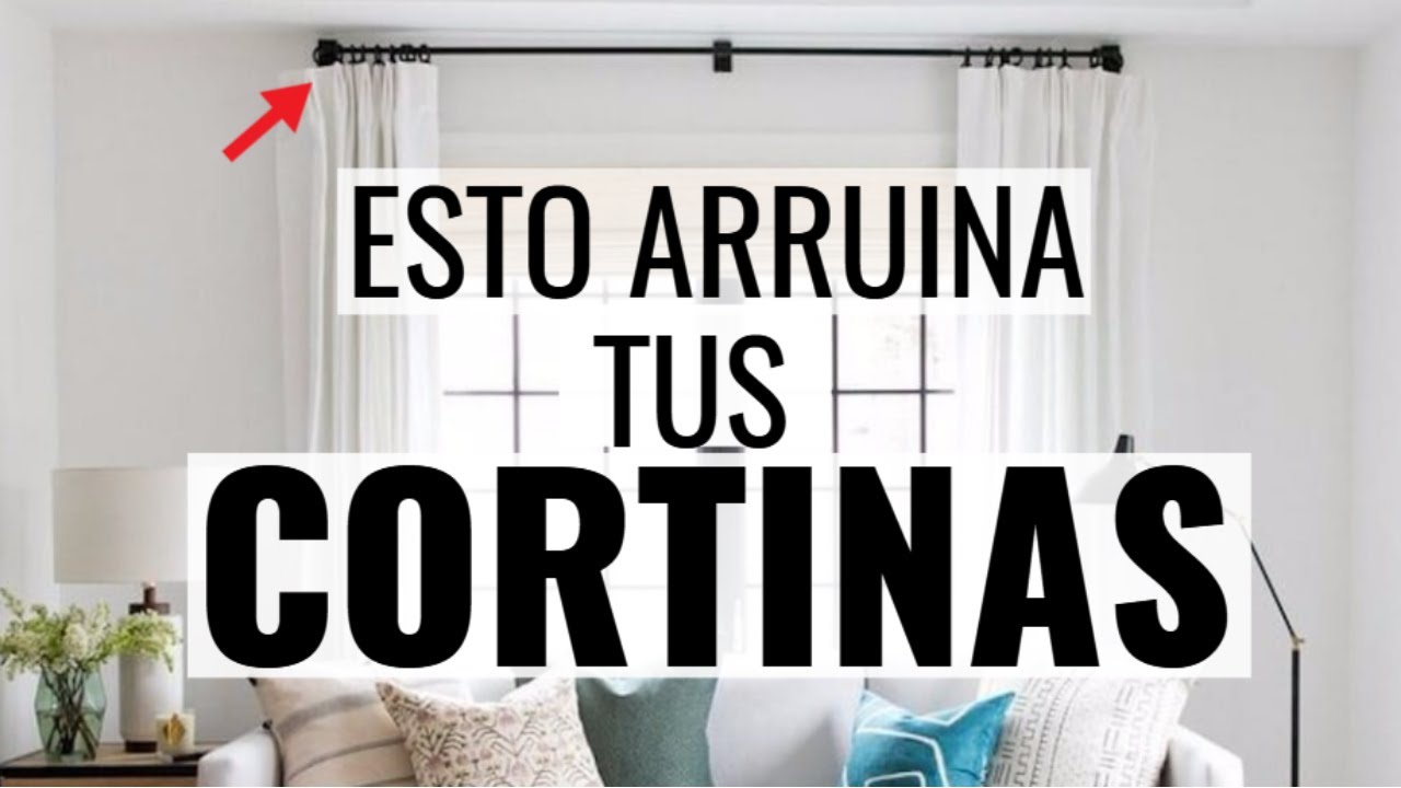 CORTINAS: 7 TERRIBLES errores que NO DEBES cometer. Y CÓMO SOLUCIONARLOS - Monsor
