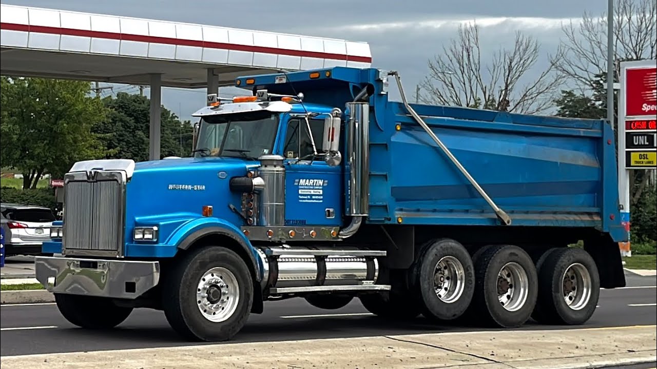 Truck Spotting On Route 222 - Trucking Through The Rain