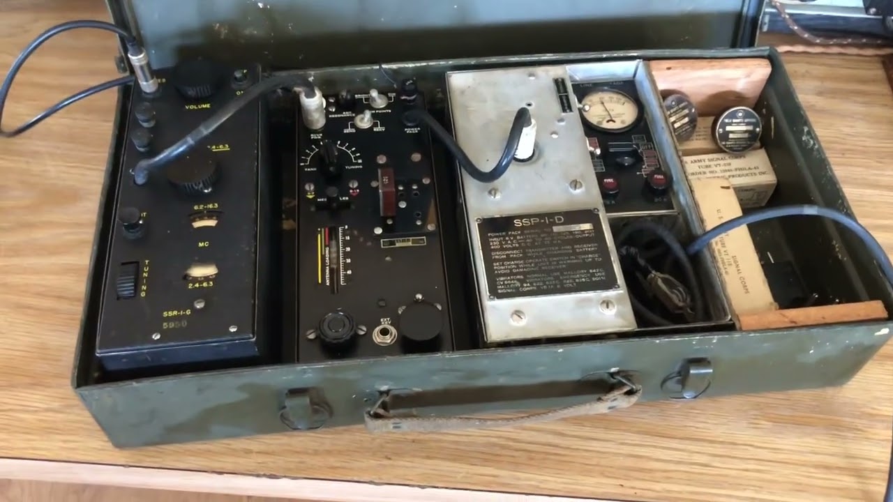 WW-2 OSS SSTR military Spy Radio