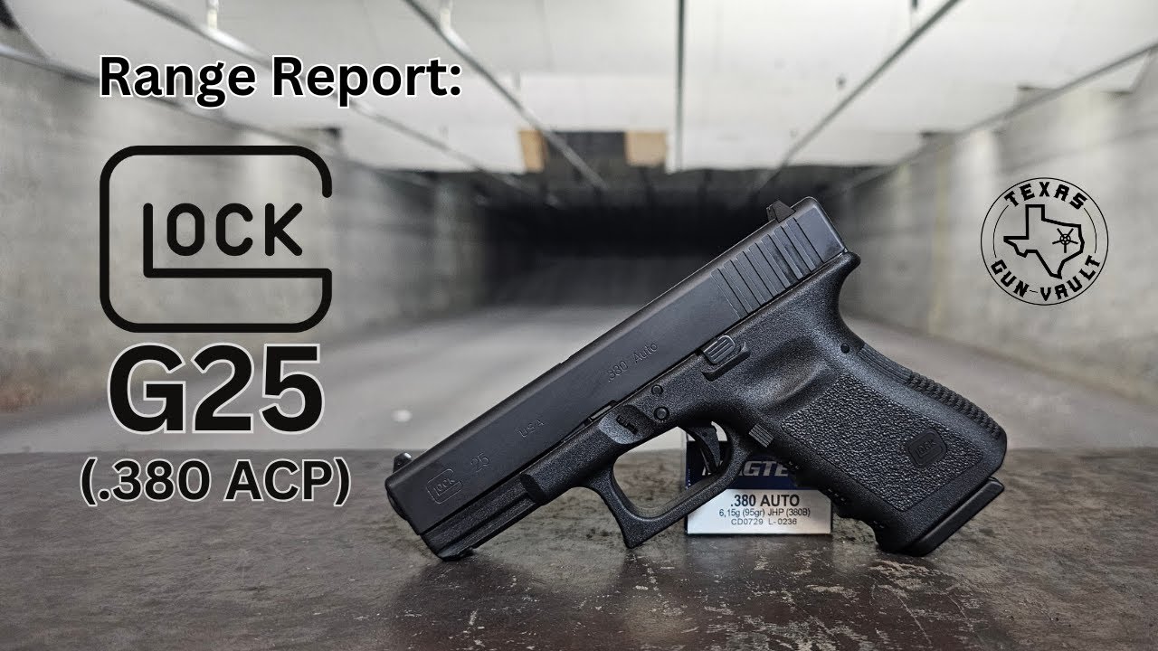 Range Report: Glock G25 (.380 ACP) - The Glock that can't be imported to the U.S.