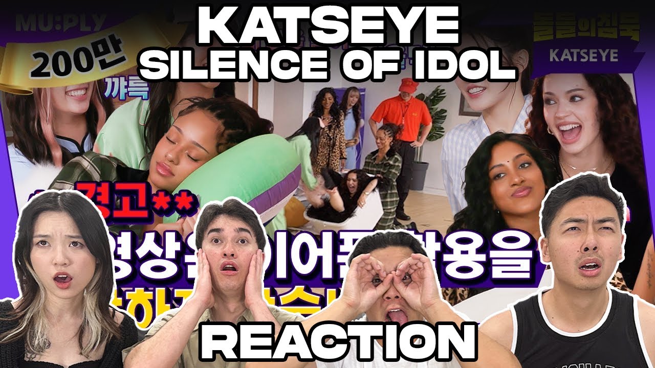 KATSEYE SILENCE OF IDOL REACTION!