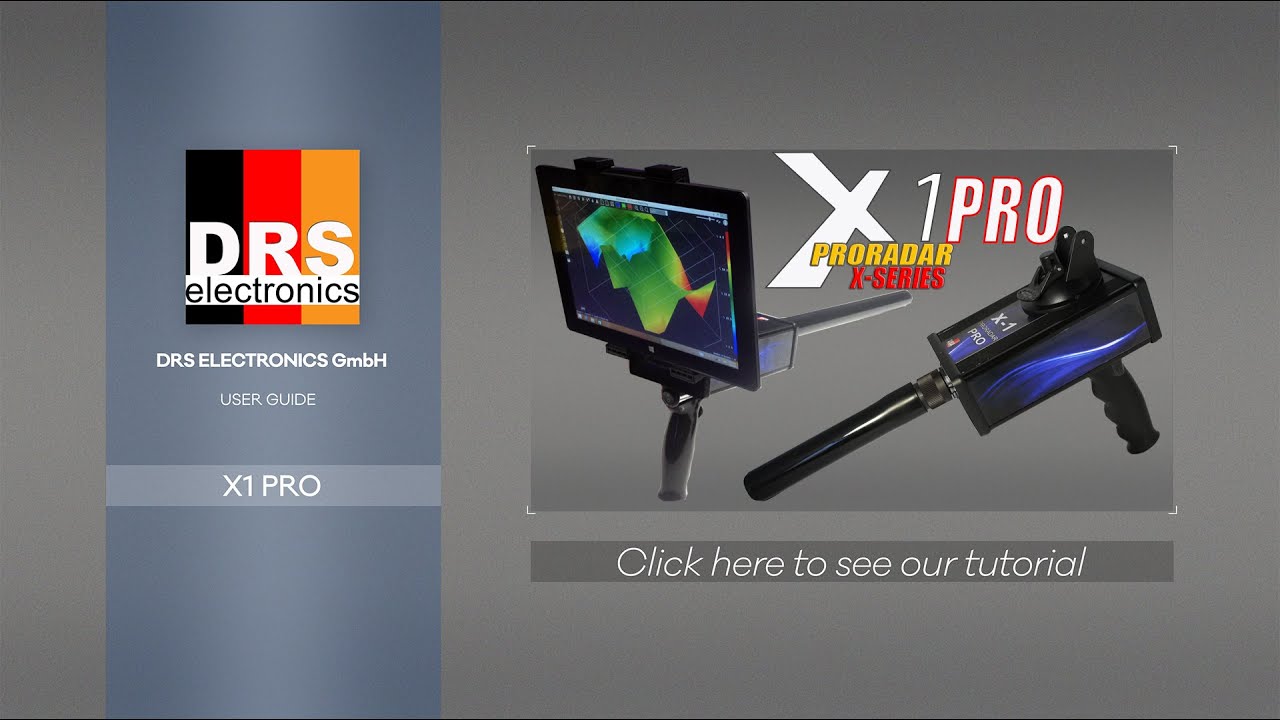 DRS X1 PRO: 3d underground scanner and long range locator