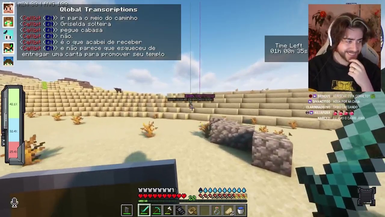 Foolish SCREAMING HIS LUNGS OUT #cellbit #foolish #minecraft #quackity #qsmp