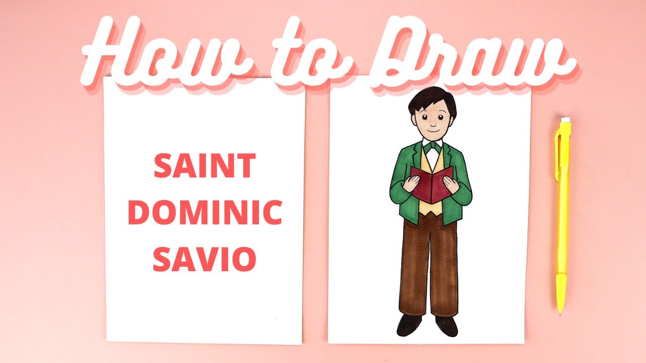How to Draw Saint Dominic Savio Step-by-Step Catholic Art Tutorial