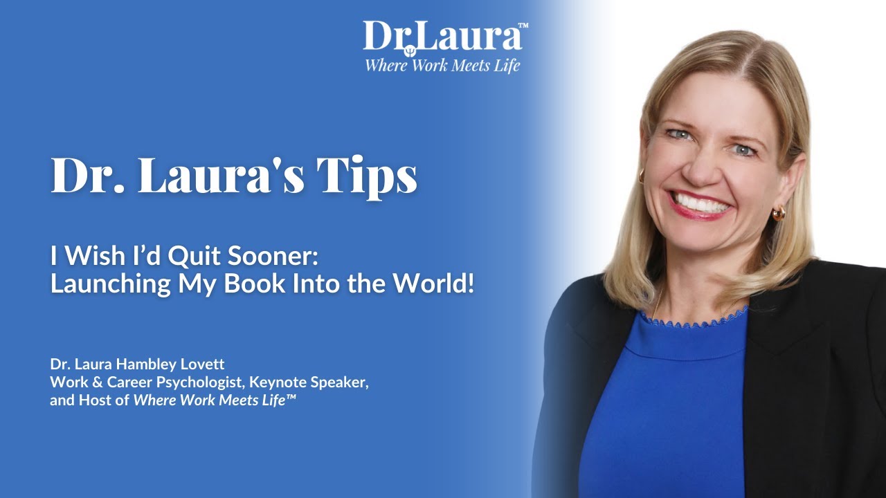 I Wish I’d Quit Sooner: Launching My Book Into the World