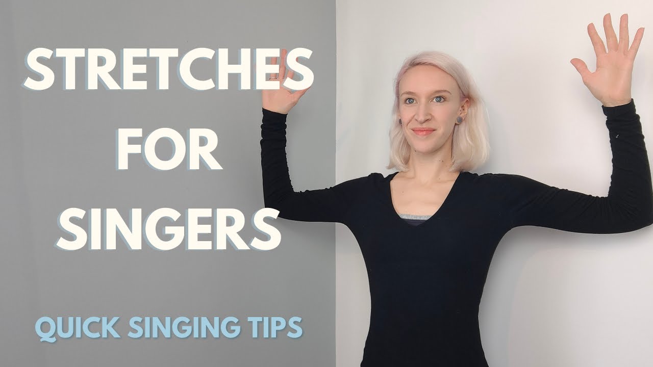 Quick Singing Tips | 5 Minute Stretches for Singers. Pre-Singing Upper Body Stretch & Release 🗣️💙