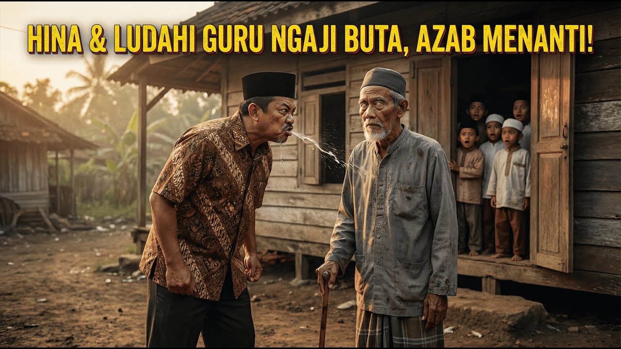 HINA DAN LUDAHI GURU NGAJI BUTA, JURAGAN SOMBONG INI TIDAK  SADAR SIAPA YANG DIHADAPINYA (Merinding)