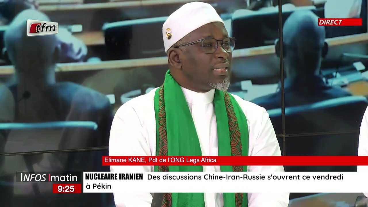 l´invite d´infos matin | Elimane KANE, Pdt de l’ONG Legs Africa - 14 mars 2025
