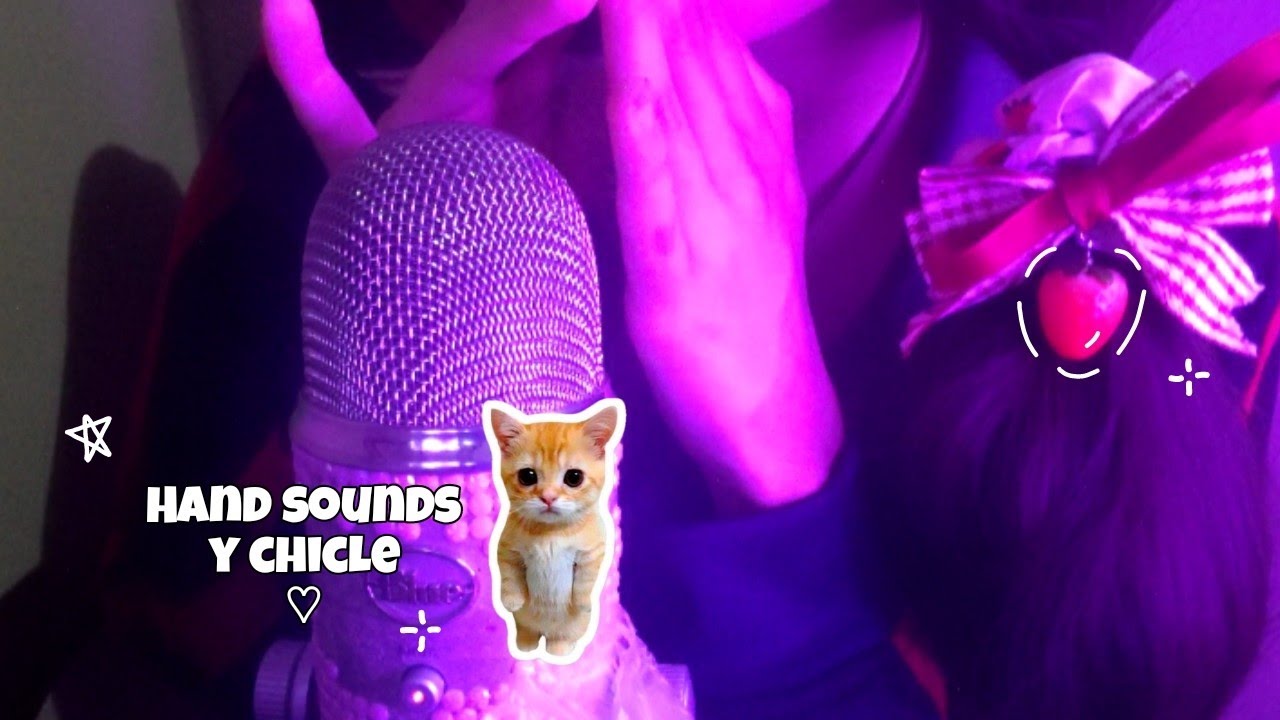 asmr español ♡ Hand sounds + chicle