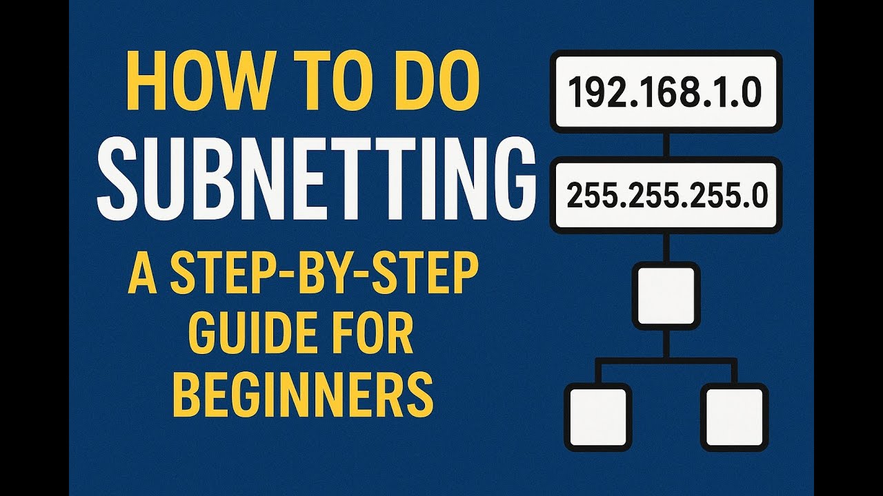 How to Do Subnetting: A Step-by-Step Guide for Beginners.. #learning #windows #microsoft