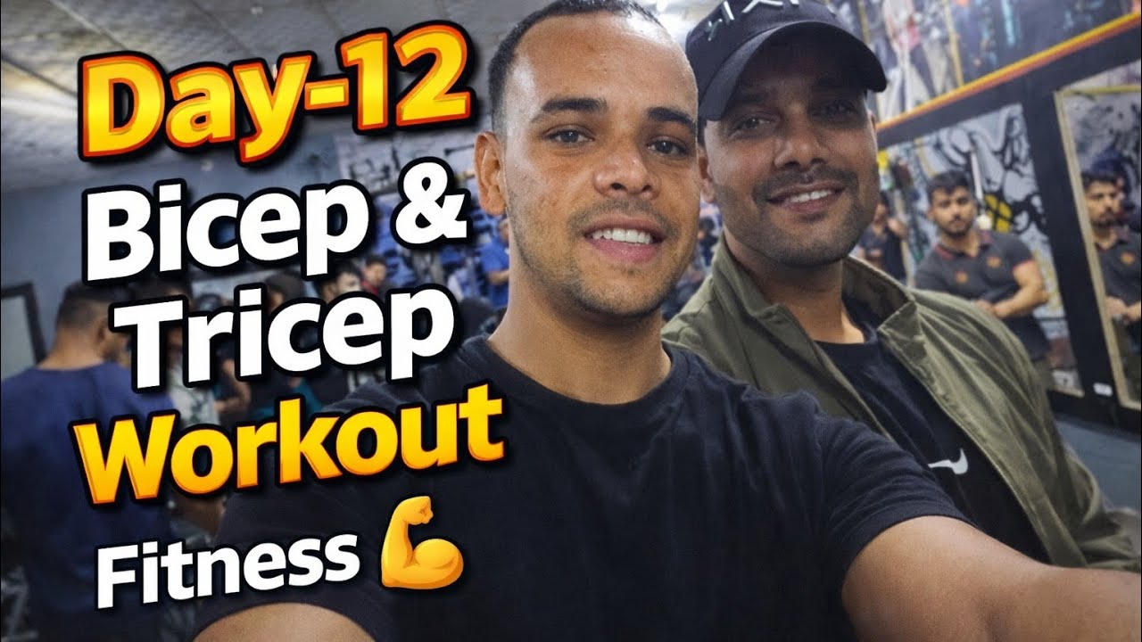 Day 12 💪 Biceps & Triceps Workout | Arm Day Pump 🔥 | 30 Days Fitness Challenge