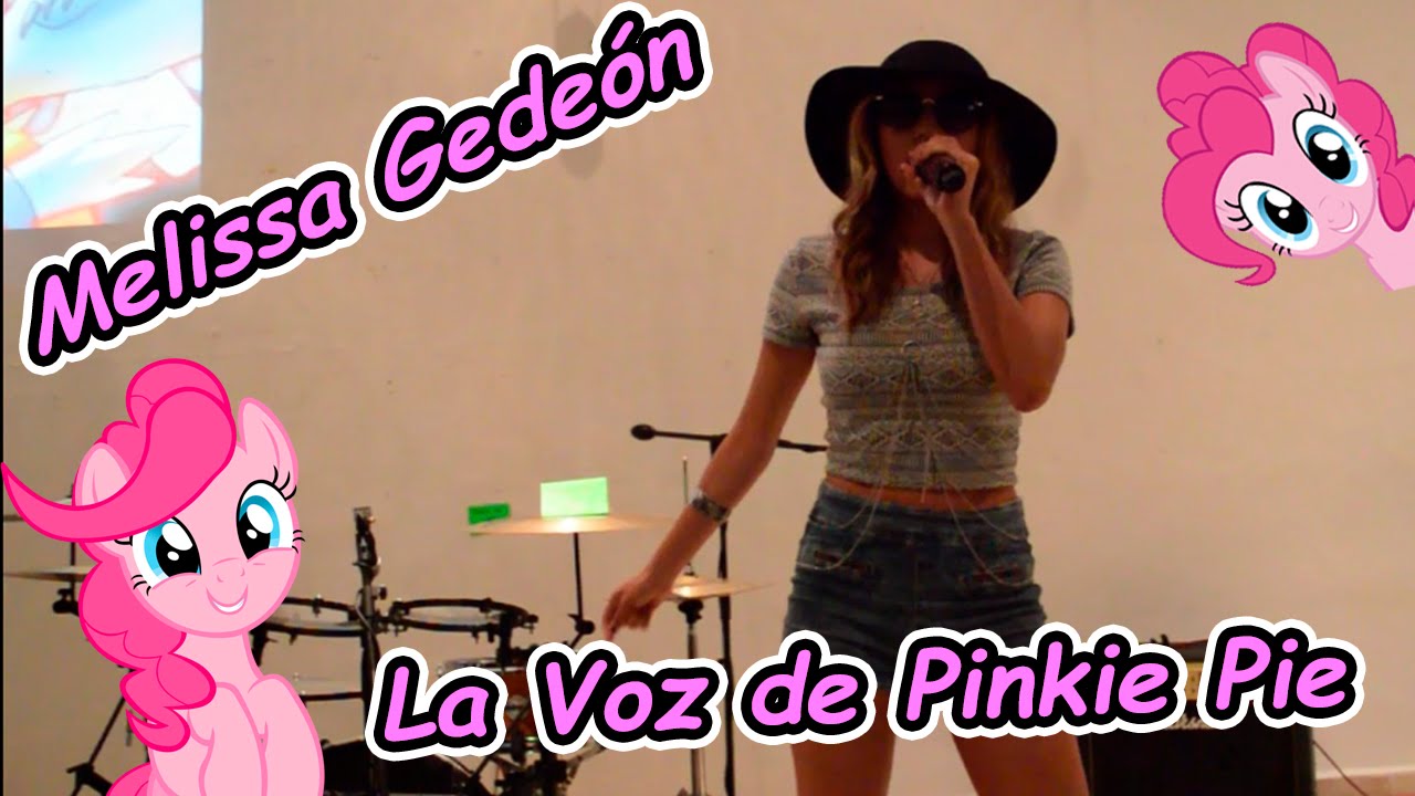 Melissa Gedeón La Voz de Pinkie Pie en Puerto Vallarta