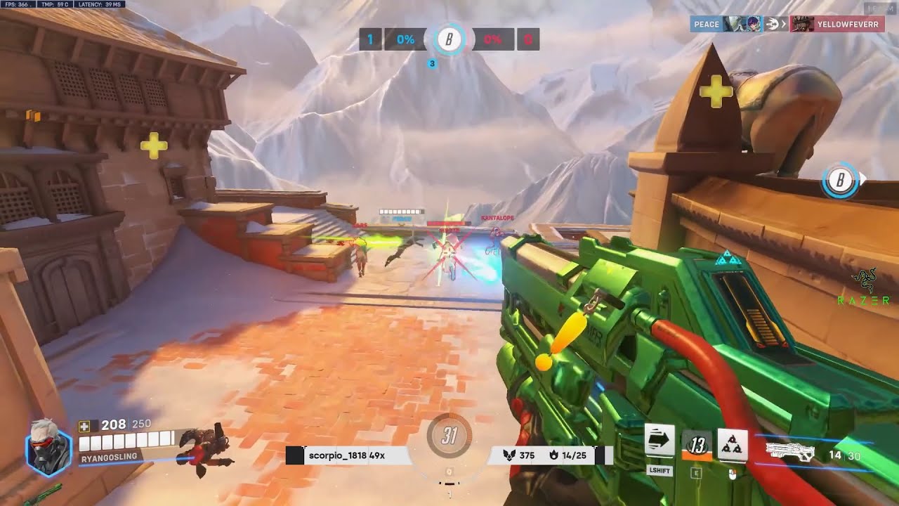 GALE SOLDIER 76 OVERWATCH 2 SEASON 13 TOP 500 GAMEPLAY