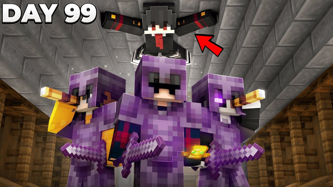 I Secretly Hide into My Enemy's Secret Base in Lapata SMP