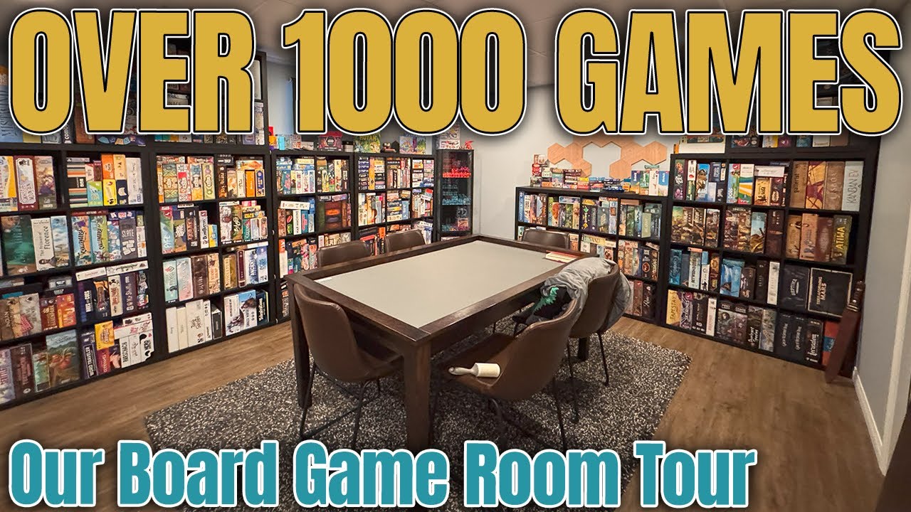 Massive Board Game Collection Tour | 1,000 + Board Games & Gaming Space | Kovray Studio Tour