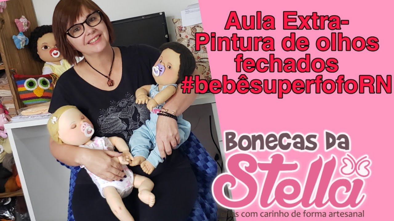 Aula Extra Pintura dos Olhos do Bebê Super Fofo RN #olhosdeboneca