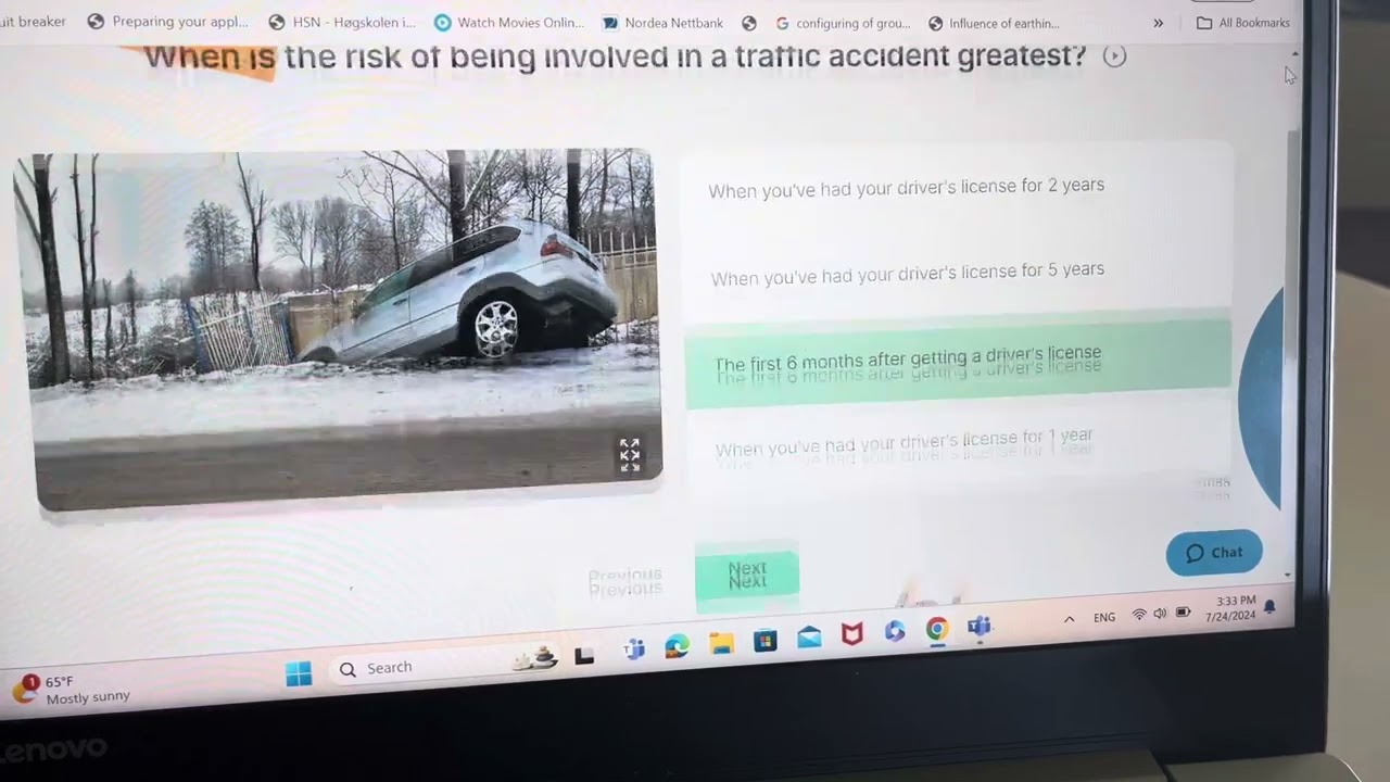Driving Theory test in Norway