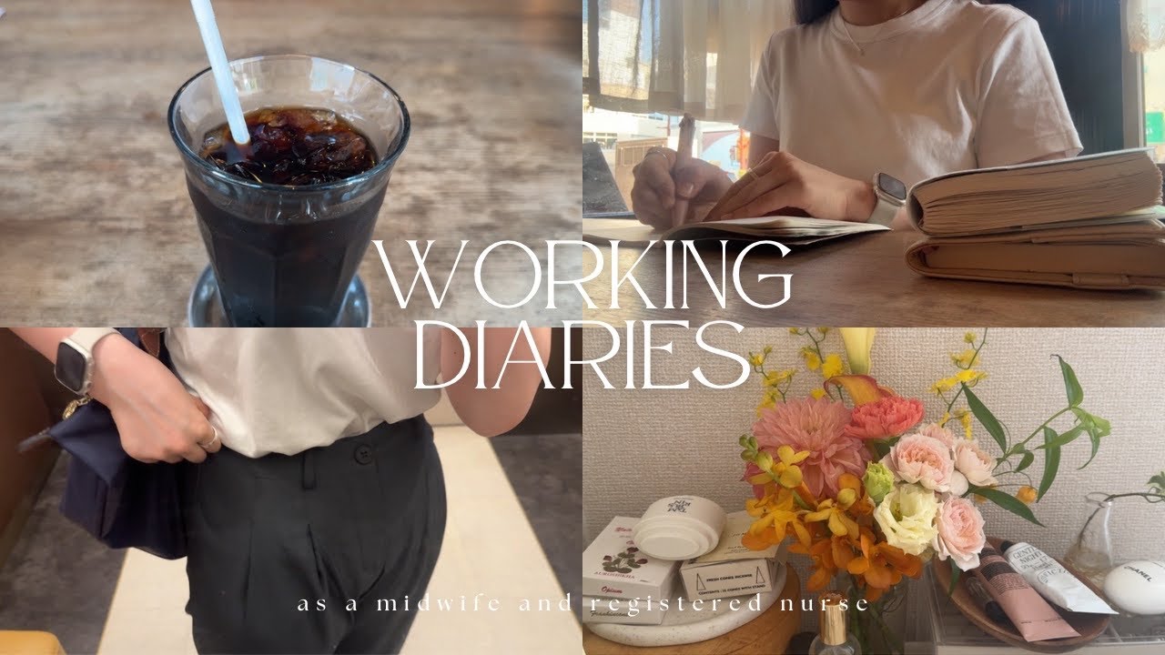 7月の看護師/助産師の日常vlog🌊｜エブリデイカフェイン補給☕️｜新しい日傘と洋服紹介🌞⛱️