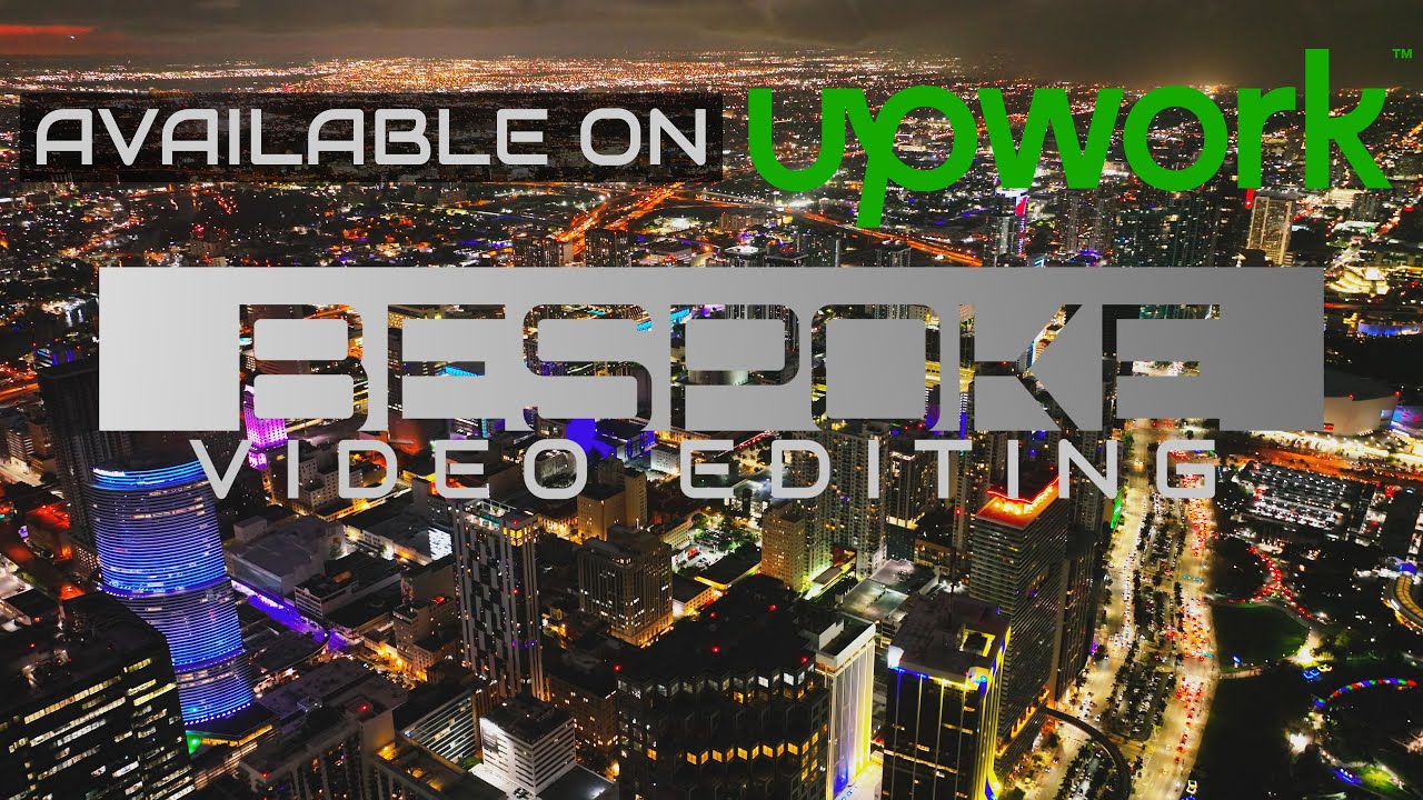 Bespoke video editing promo - available on upwork