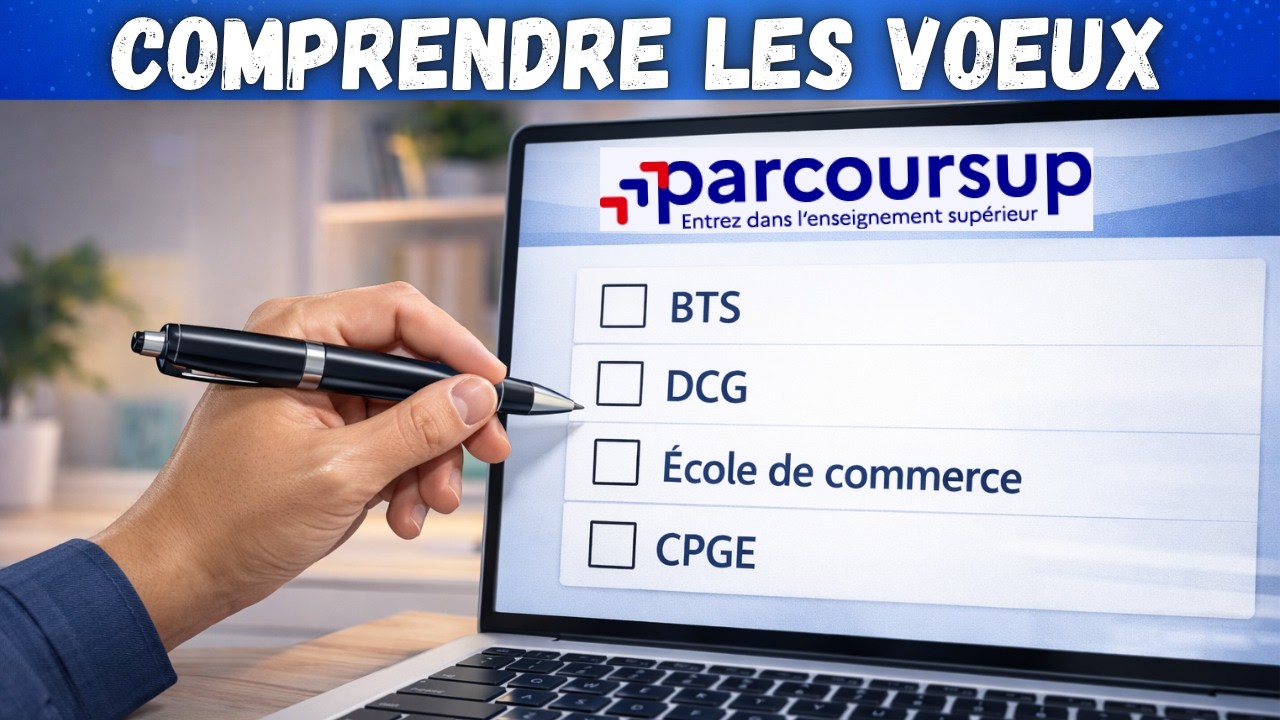 PARCOURSUP 2026 🇫🇷 : Comprendre les v&oelig;ux
