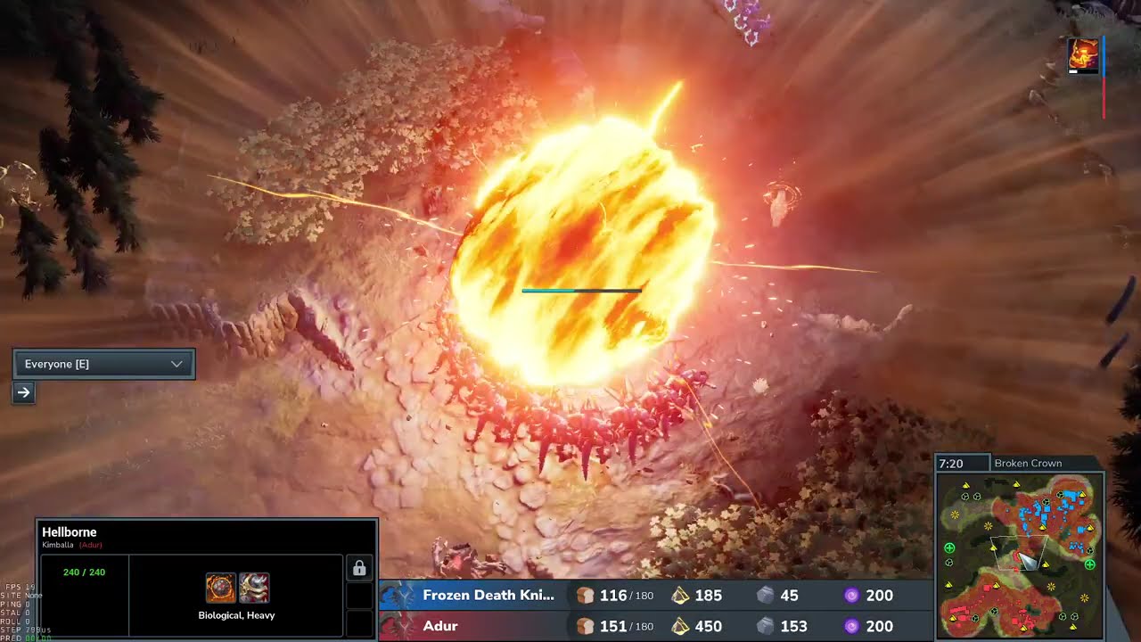 Frozen Death Knight (Inf) vs Adur (Inf) - Stormgate - Ladder
