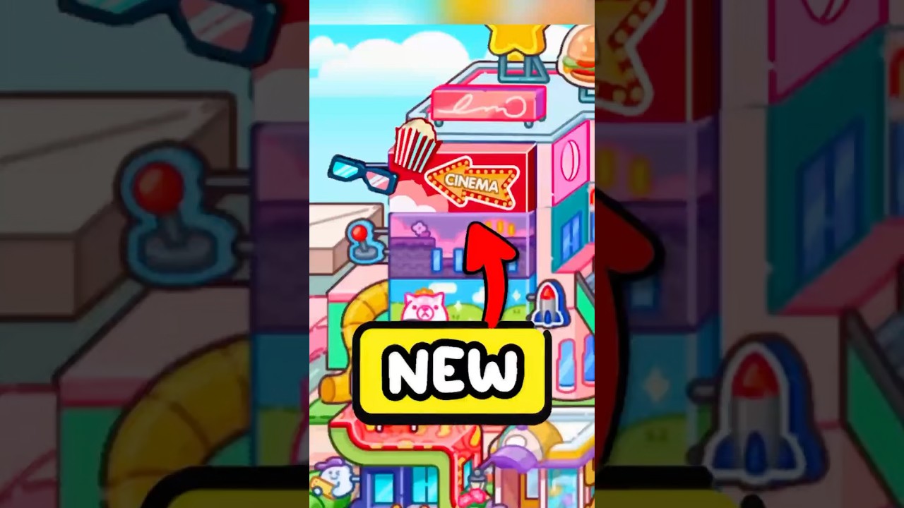 OPEN THE 4TH FLOOR 😱 #new #secret #avatarworld #update #tocaboca #free #gift #shorts #annieworld