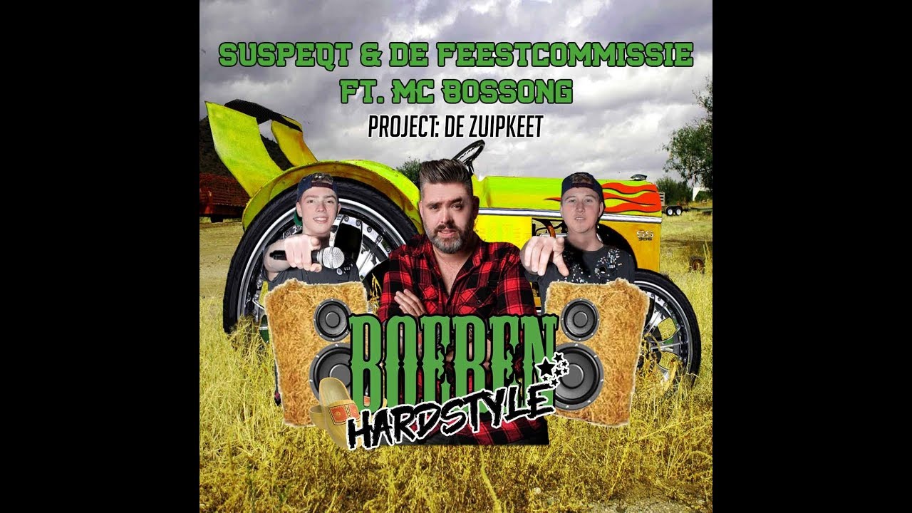 De Feestcommissie Ft. MC Bossong & Suspeqt - De Zuipkeet - Boeren Hardstyle - Offici&euml;le Videoclip