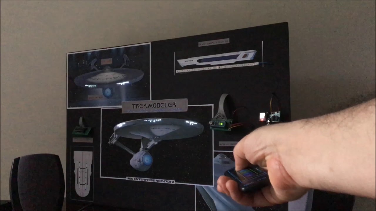 REFIT ENTERPRISE 1701 AND 1701-A TrekModeler LIGHTS AND SOUNDS SYSTEM