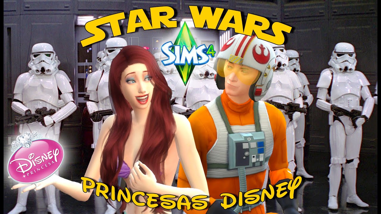 Rollito entre las Princesas y Star Wars! | LOS SIMS 4 - DISNEY #03