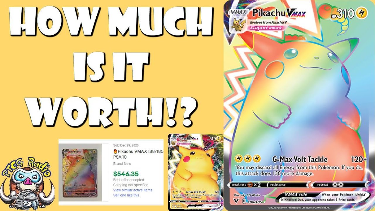 How Much Is Pikachu VMAX Actually Worth? (Super Expensive Pokémon Cards)