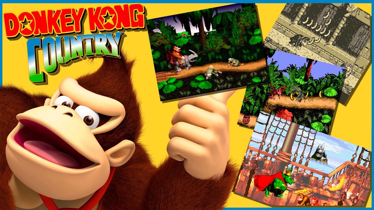 We Play EVERY Version of DKC Played At One Time (Day 1) | Donkey Kong Country Gameplay