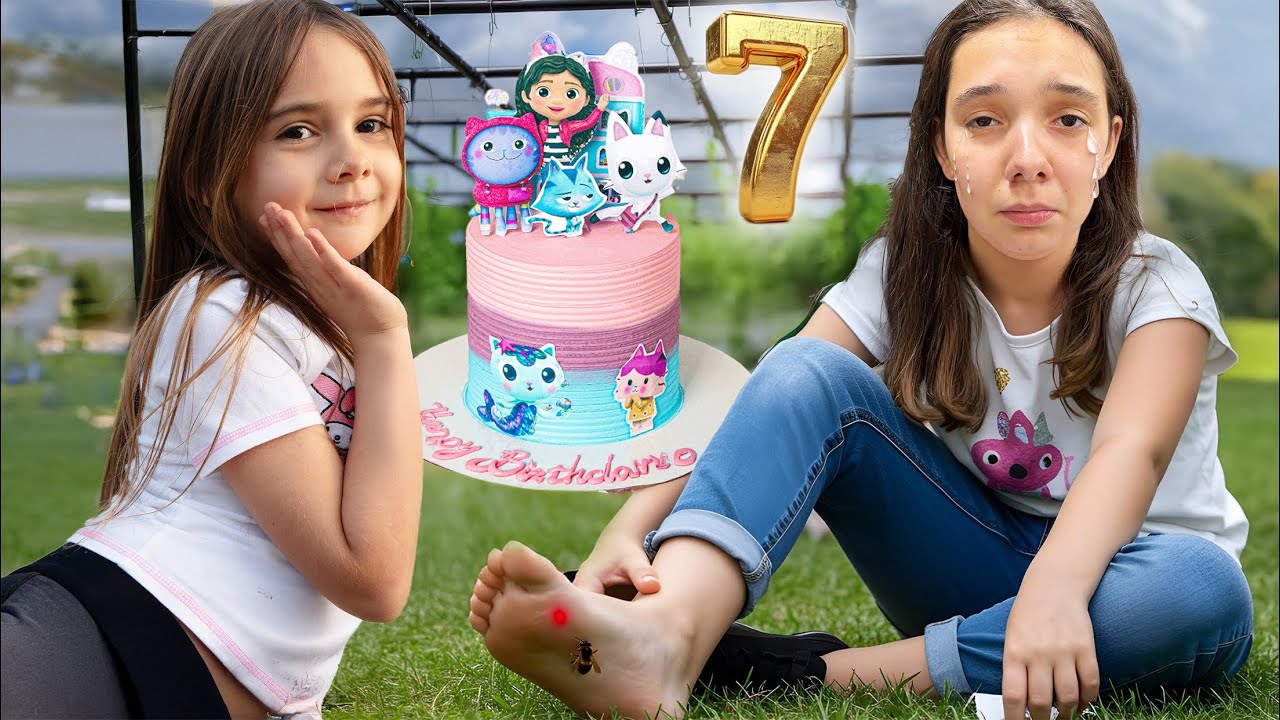 🥴 MARA Înțepată RĂU de ALBINE de Ziua Brianei 🥰 LA MULȚI ANI, BRIANA ‼️