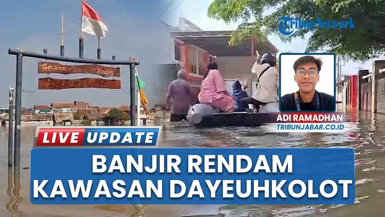 Banjir 100 Cm Rendam Dayeuhkolot Kabupaten Bandung seusai Hujan Deras, Warga Diminta Waspada