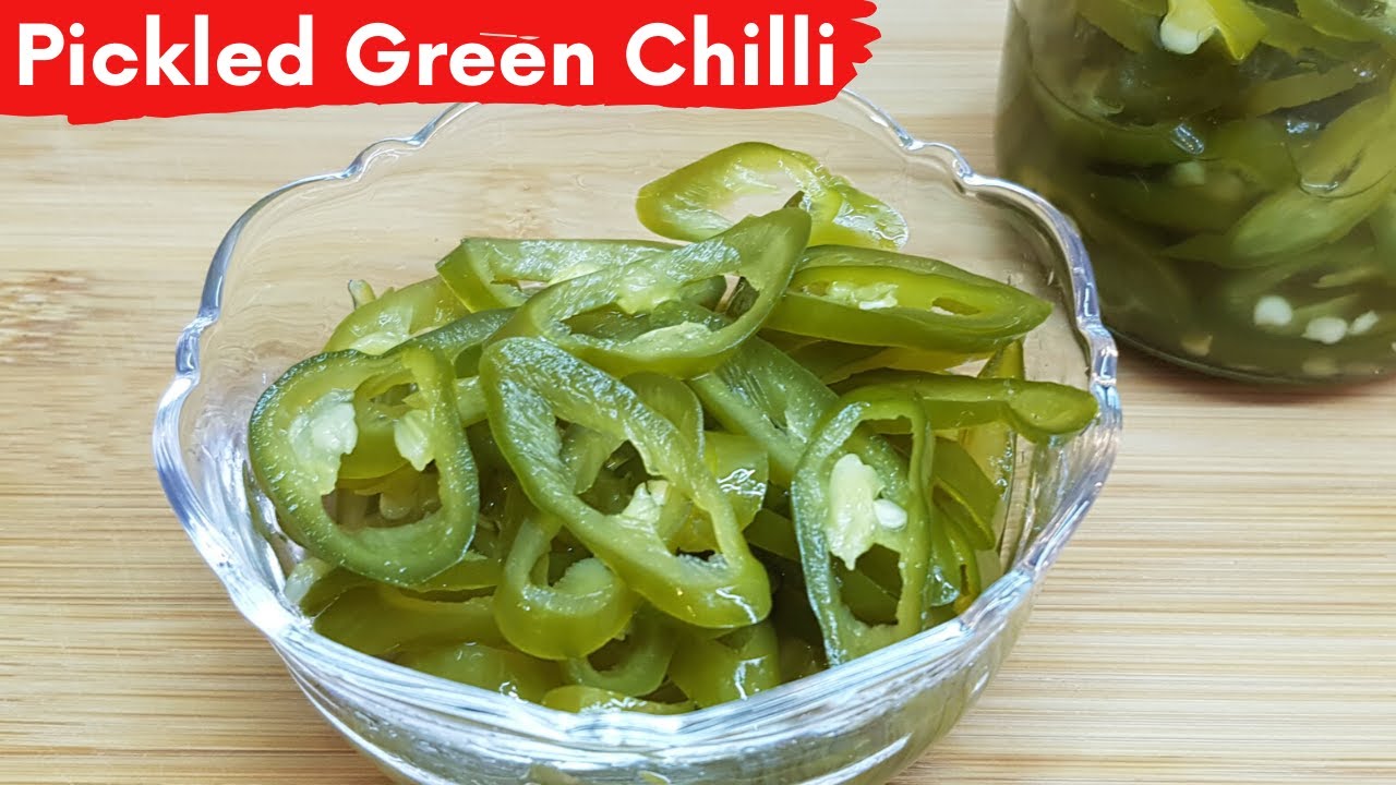 🌶️ Домашние маринованные зеленые перцы чили в яблочном уксусе 🌶️