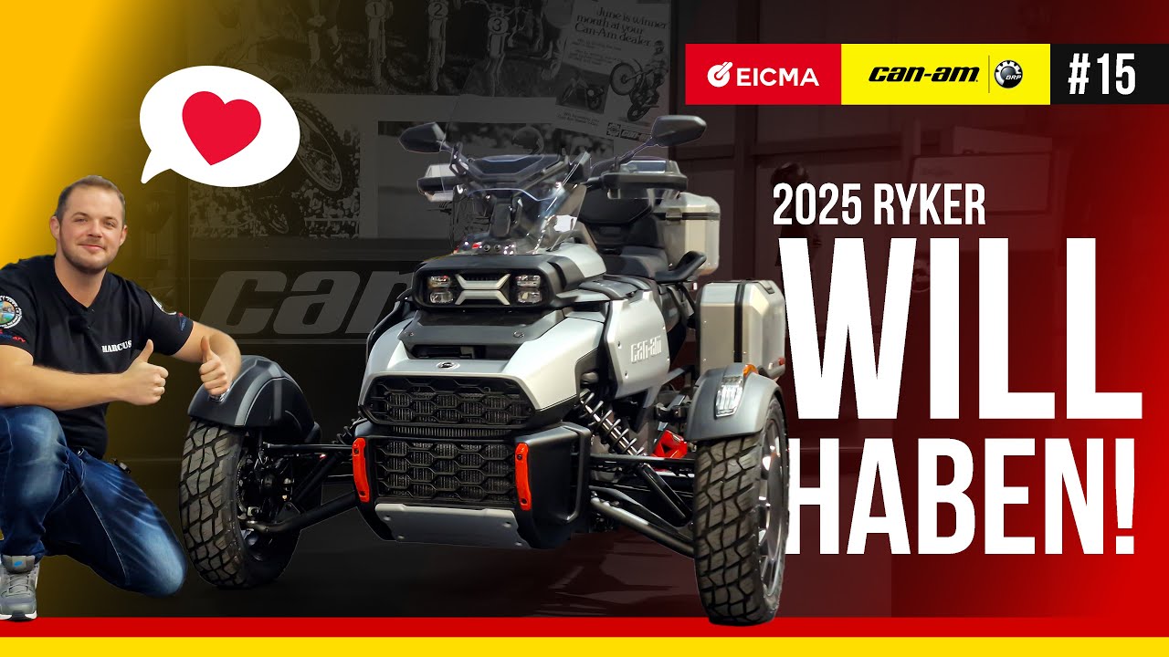 EICMA 2024 #14 Can Am Ryker, Spyder und Canyon News für 2025 / ATV Nation Germany / 4K