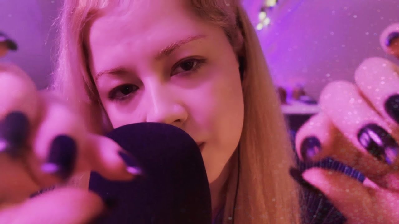 ASMR Live Replay ~ Light Triggers, Hand Movements, Soft Music, Spider Web, Mouth Sounds 💜