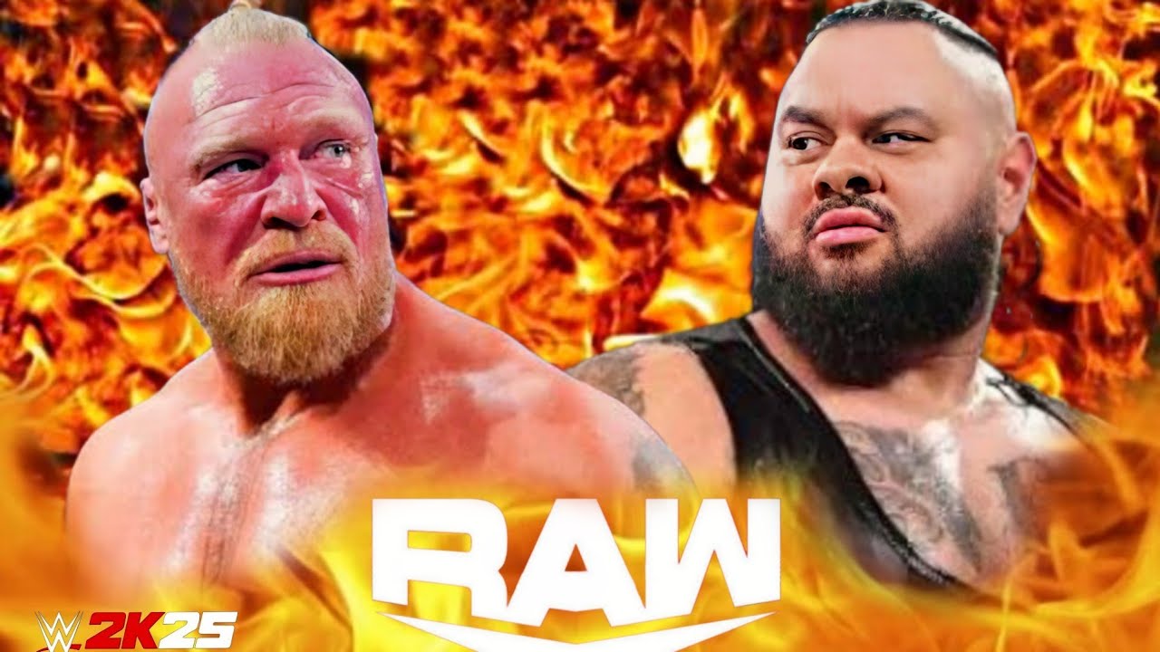 Brock Lesnar vs Bronson Reed Wwe Raw 25 Jan 2026 WWE2k25 - PS5 4K Game Play