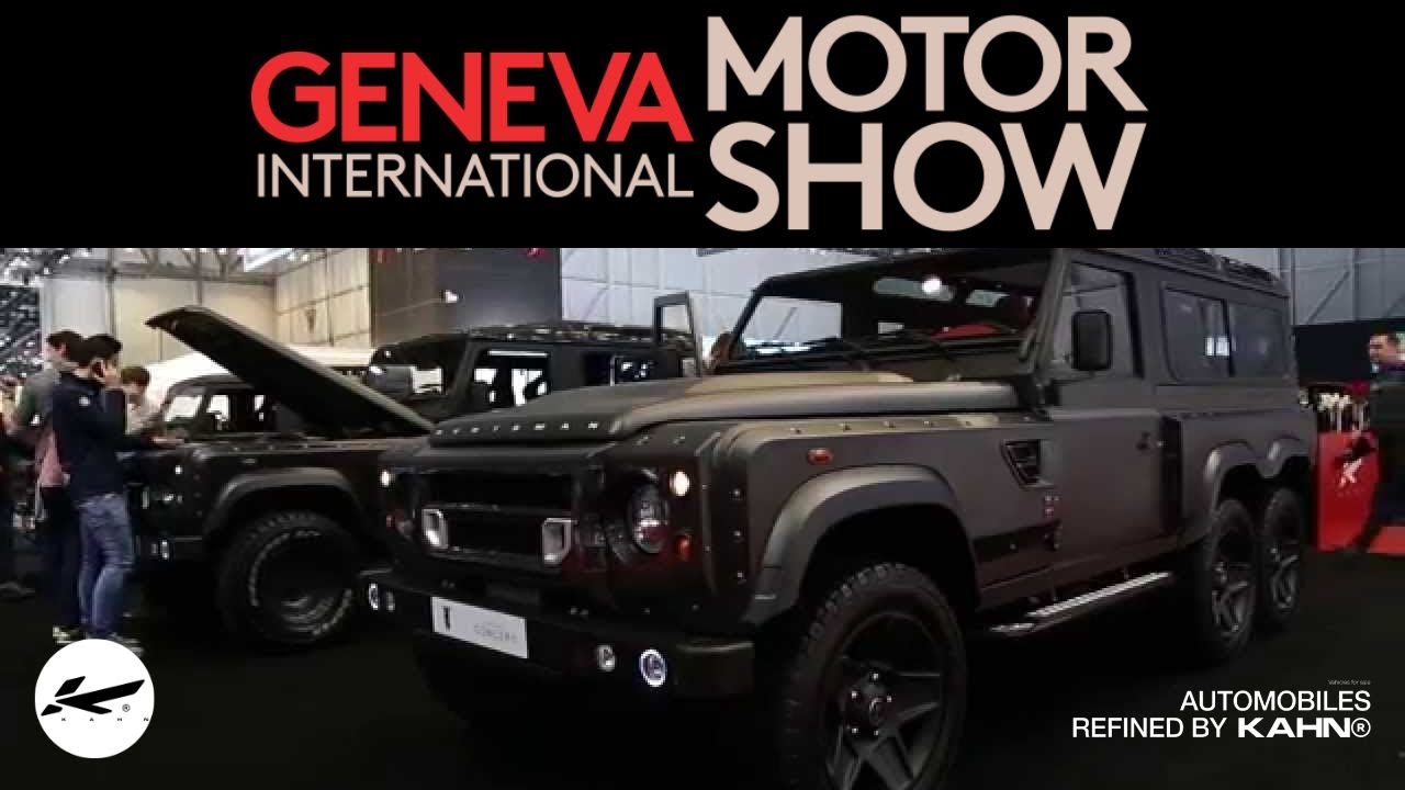 Kahn TV: Land Rover Defender Flying Huntsman 6x6 Concept Unveiled at the Geneva Motor Show 2015