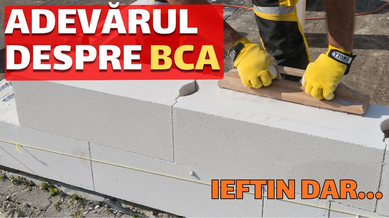Cel Mai Popular Material de Construcție din România. BCA - Avantaje și Dezavantaje