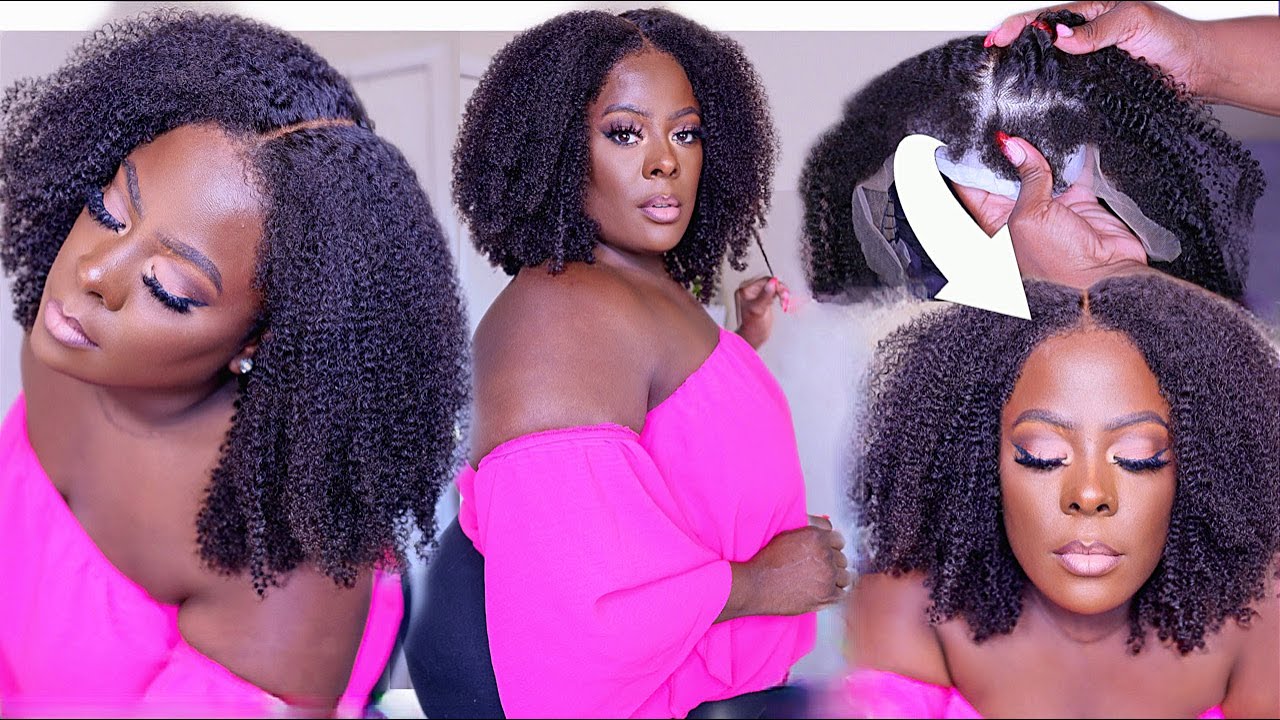 Natural Hairline NO GLUE || Blend 2 Textures Easy || Her Given Hair