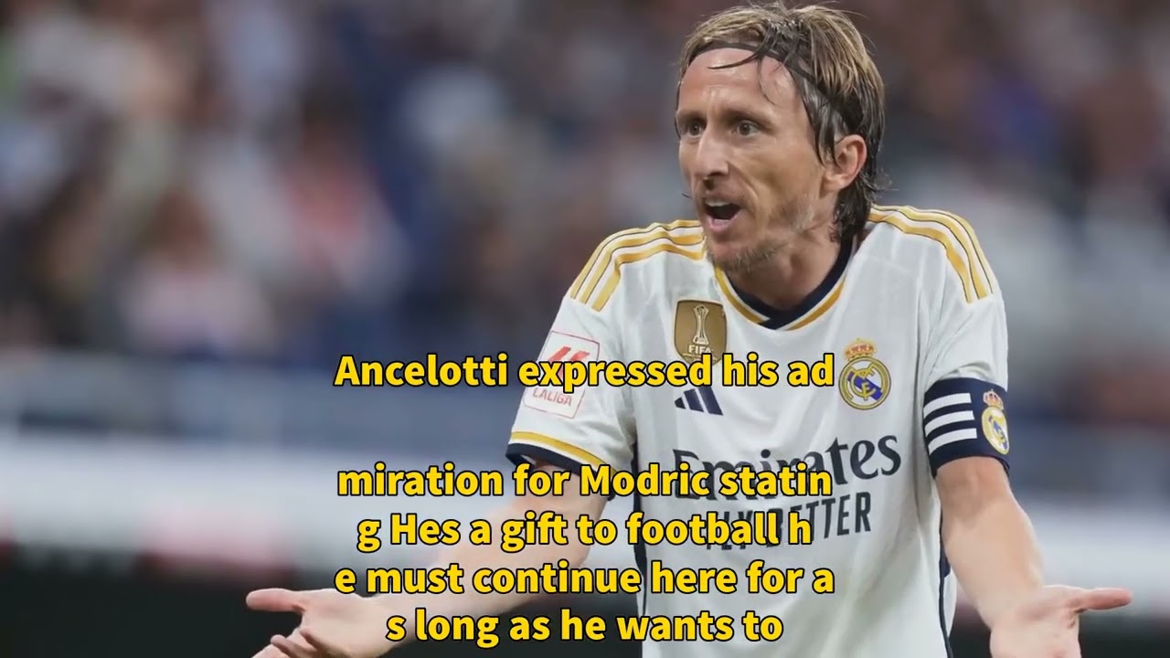 Football | Ancelotti's Promise: Modric's Future at Real Madrid Beyond 2024!