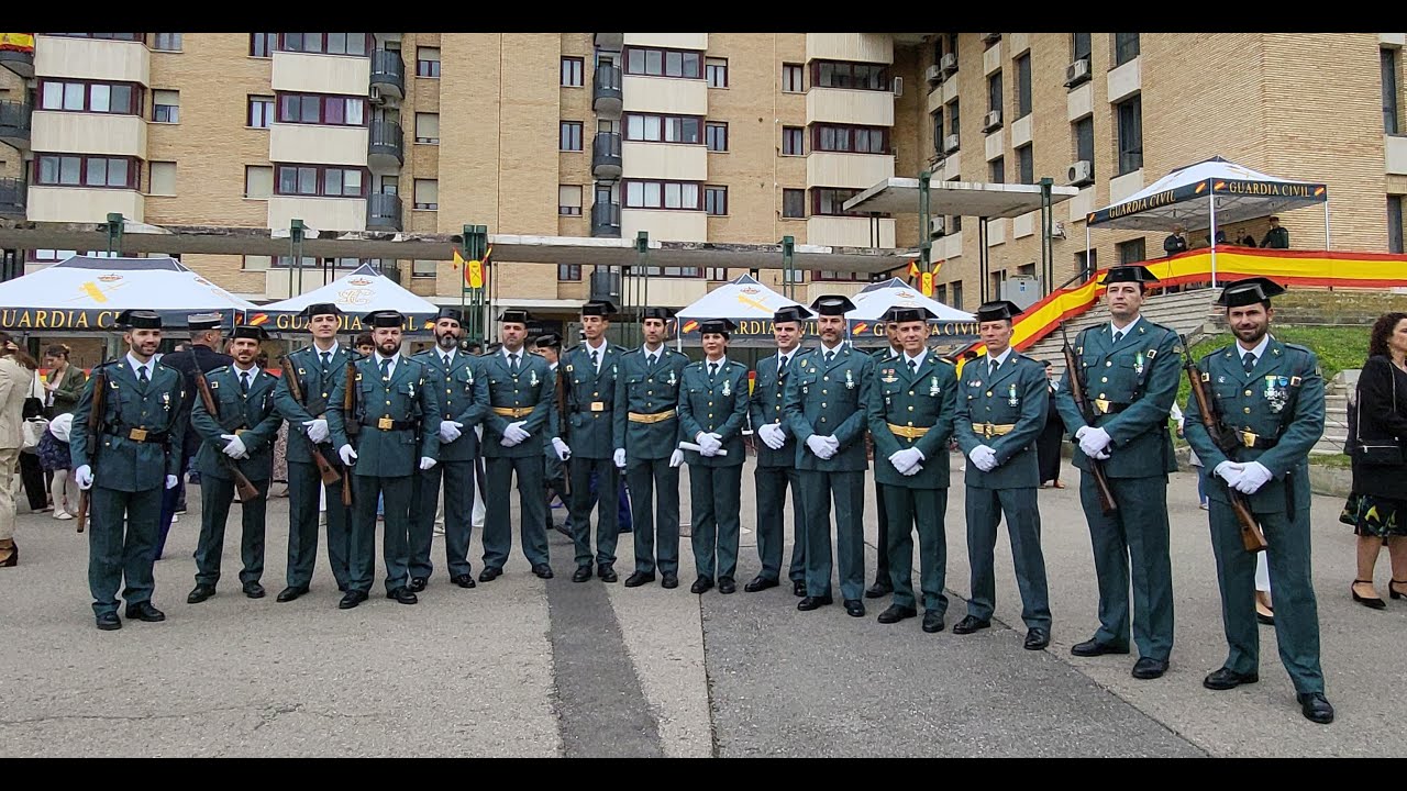 Festividad de la Virgen del Pilar de la Guardia Civil en Huesca