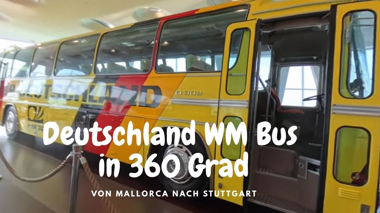 WM Bus von 1974 in 360 Grad im Mercedes Benz Museum