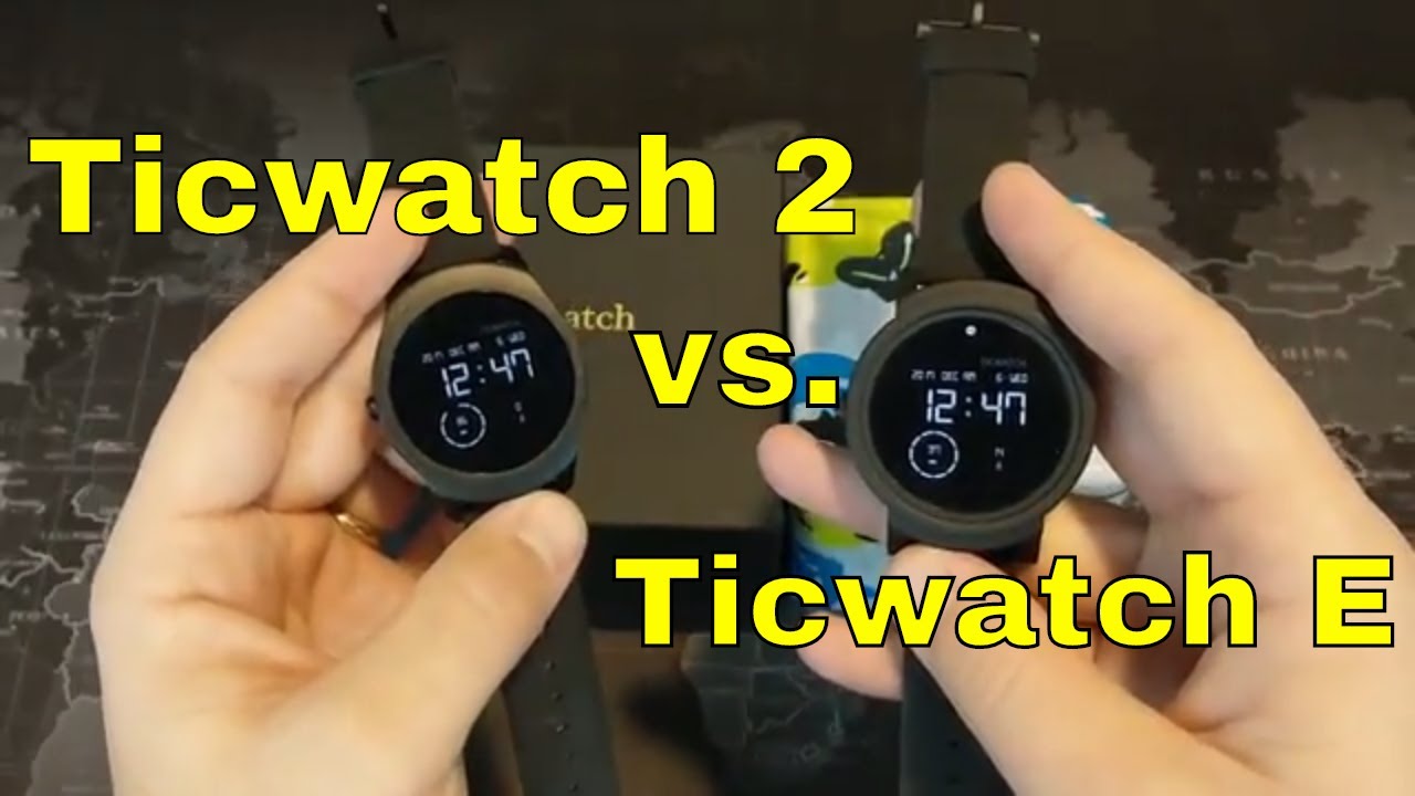 Ticwatch 2 vs. the Ticwatch E: Which is right for you?  Coupon code in the description!