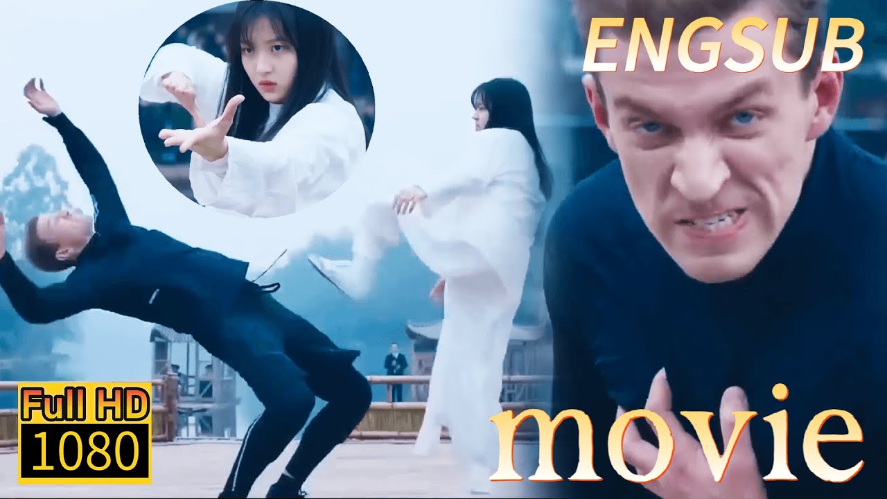 ⚡【武俠電影】嬌滴滴的少女竟是擂台霸主，一套太極打倒5個大漢 #武当 #武侠 #kungfu