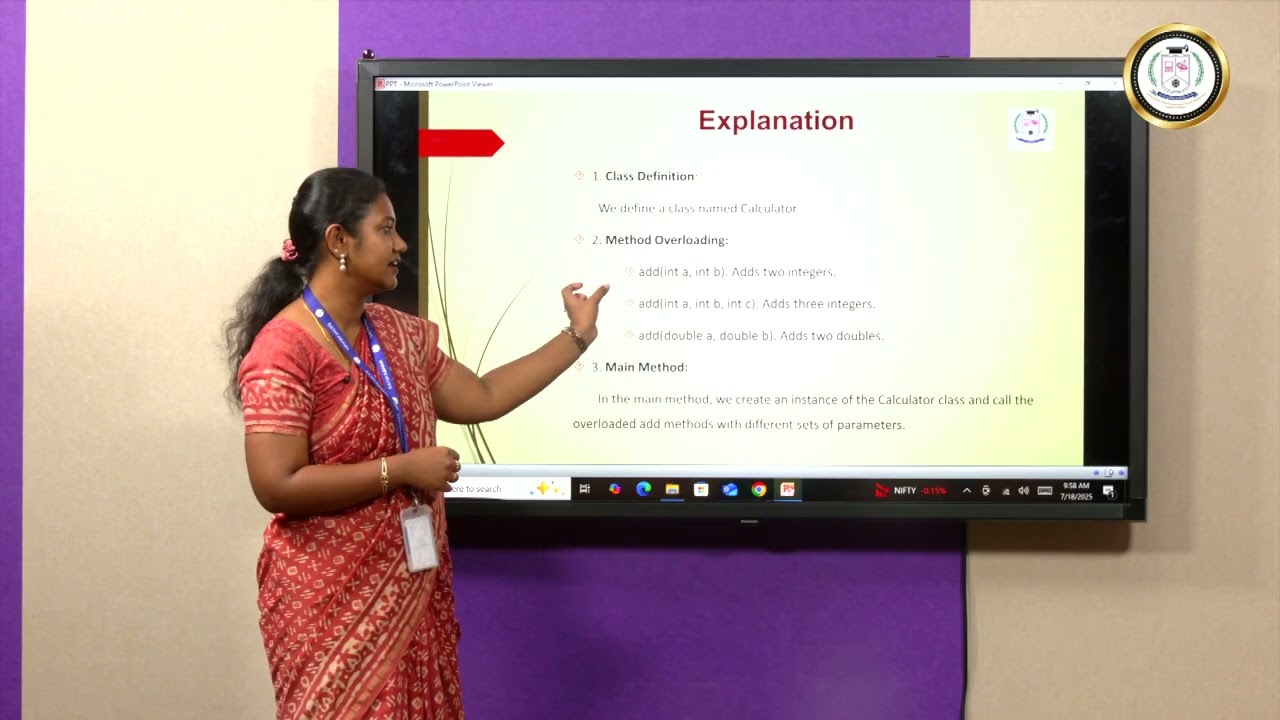Method Overloading and Method Overriding - Dr B Shamreen Ahamed
